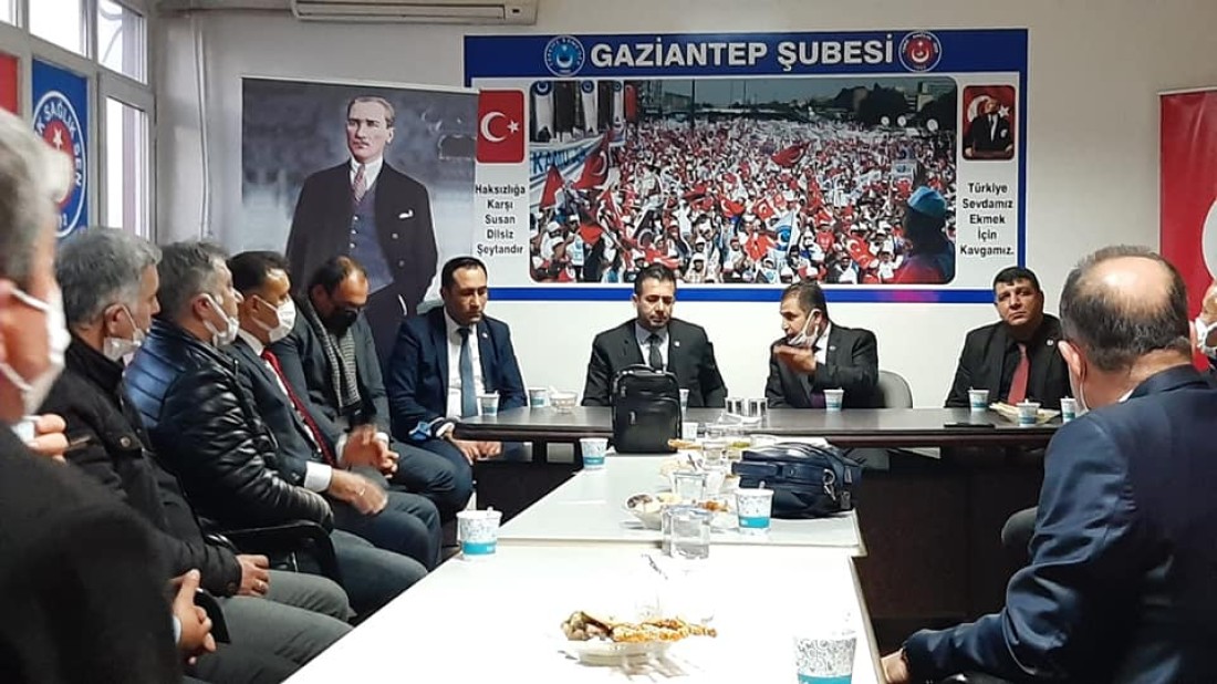 MHP’den Türkiye Kamu-Sen Gaziantep İl Temsilciliğine ziyaret