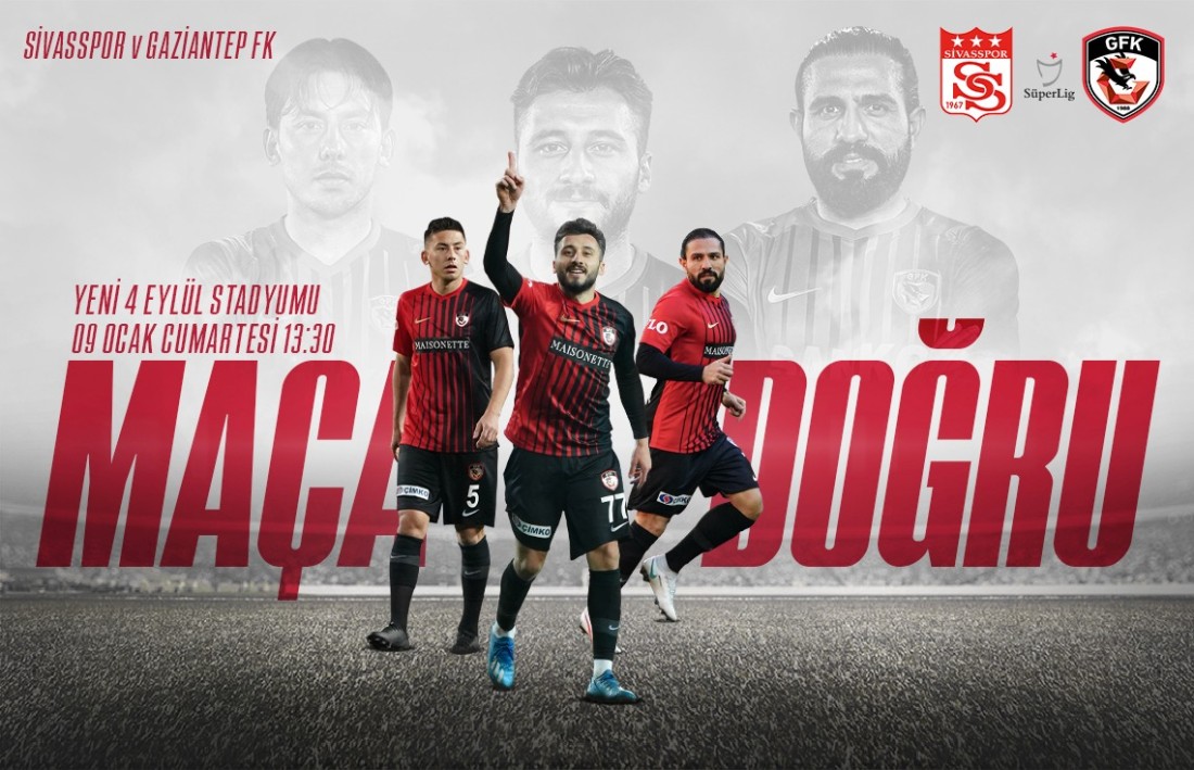 Gaziantep FK Sivas’a konuk oluyor