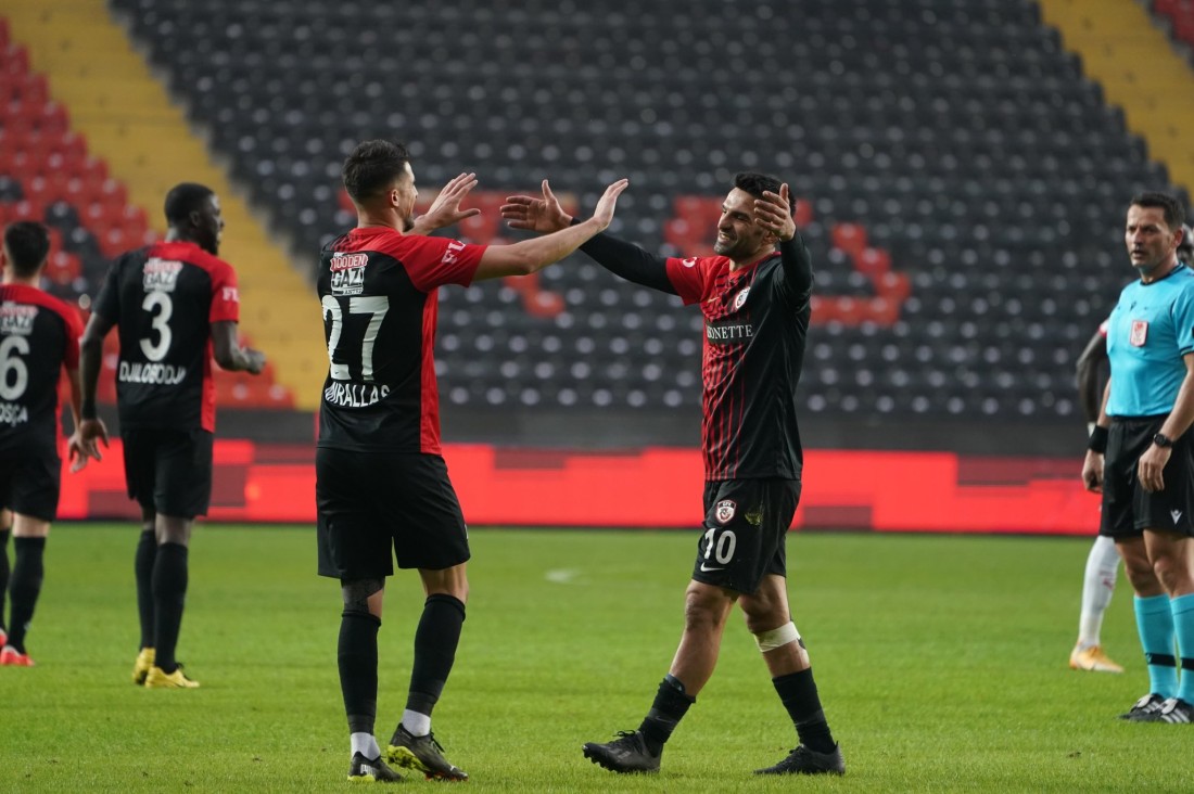 Gaziantep Futbol Kulübü galip gelmeyi başardı: 2-0