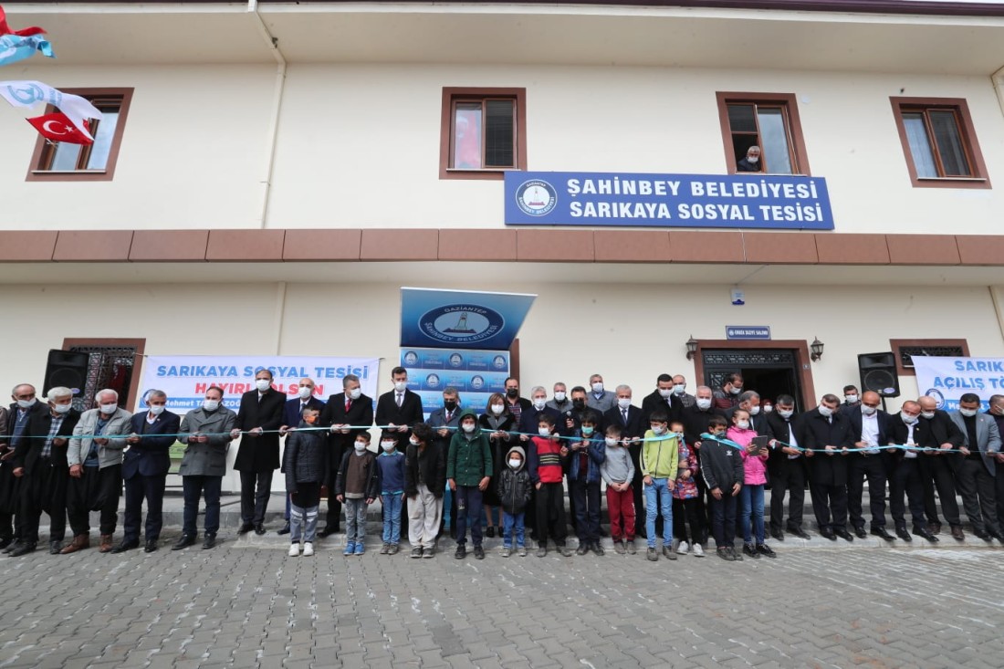 Şahinbey Belediyesi’nden bir tesis de Sarıkaya Mahallesi’ne