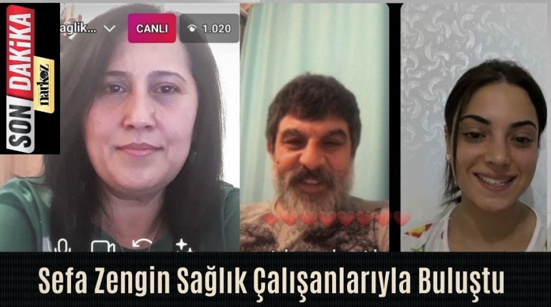 Sefa Zengin “Sağlıklı Sohbetler” programında sağlık çalışanlarıyla buluştu