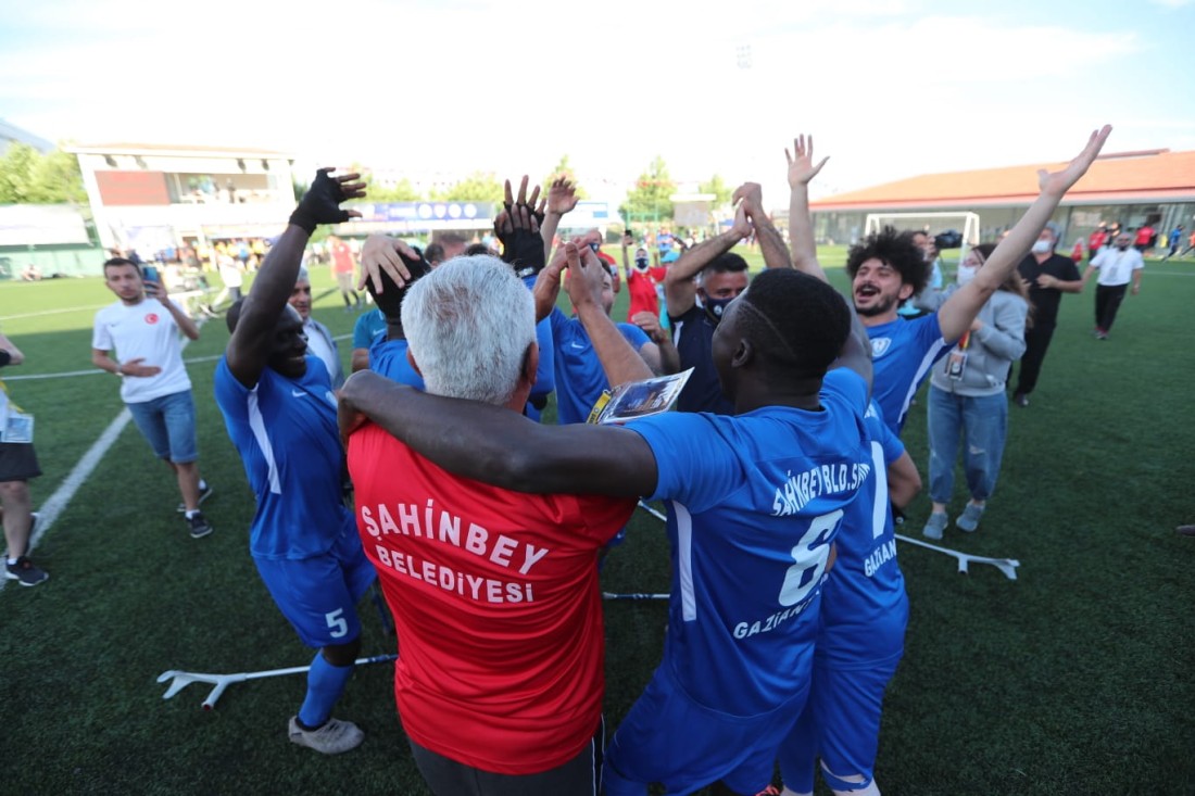 Şahinbey Belediyespor Avrupa şampiyonu oldu