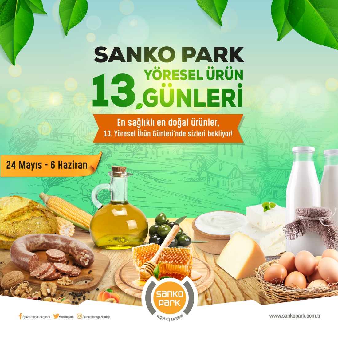 SANKO Park’ta 13’üncü Yöresel Ürün Günleri başladı