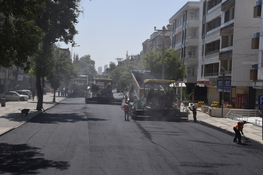 Ordu Caddesi’nin asfaltı yenilendi