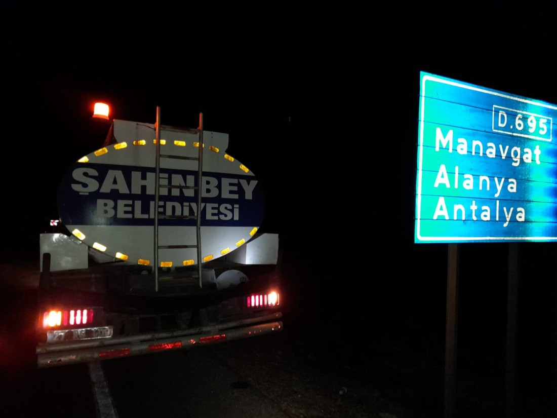 Şahinbey Belediyesi Osmaniye’den sonra Manavgat’a da destek oldu