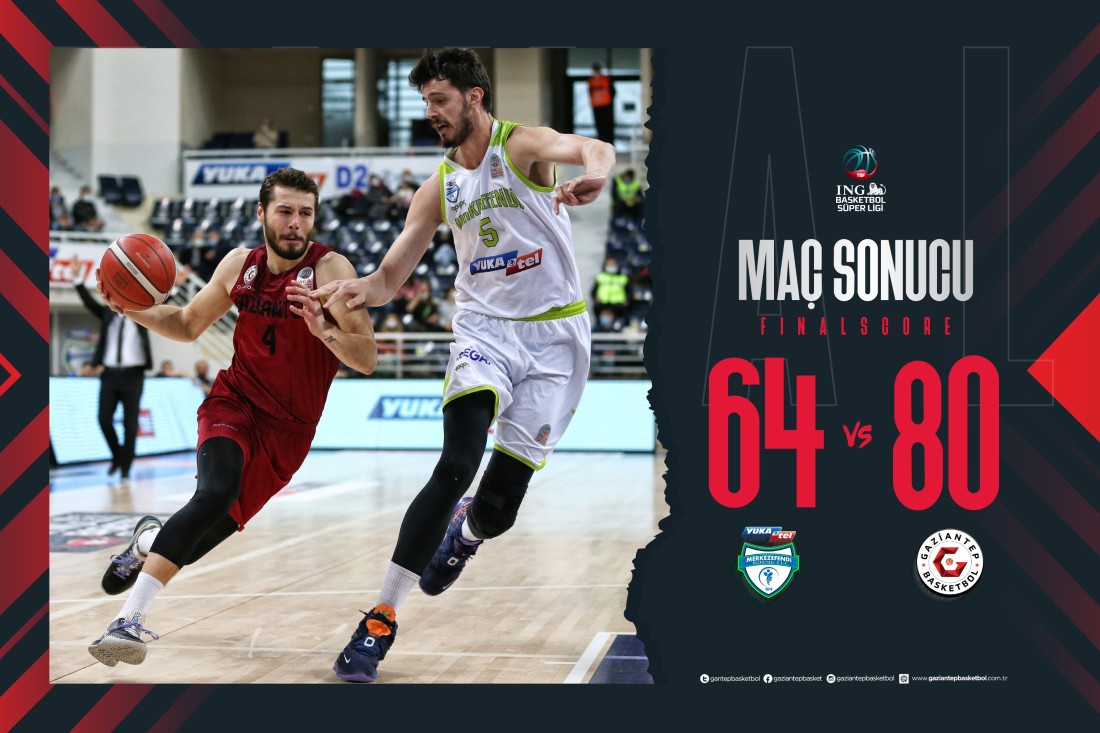 Gaziantep Basketbol fırtınası: 64-80