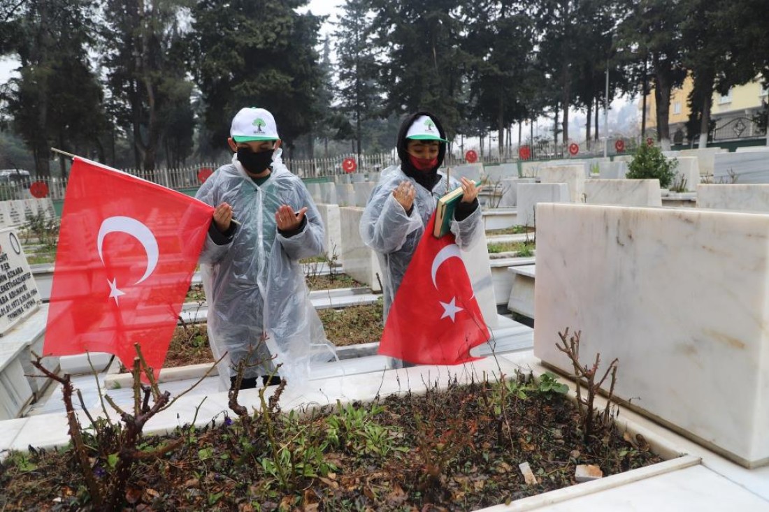 Şehitkamil’de öğrenciler Gaziantep Şehitliği’ni ziyaret etti