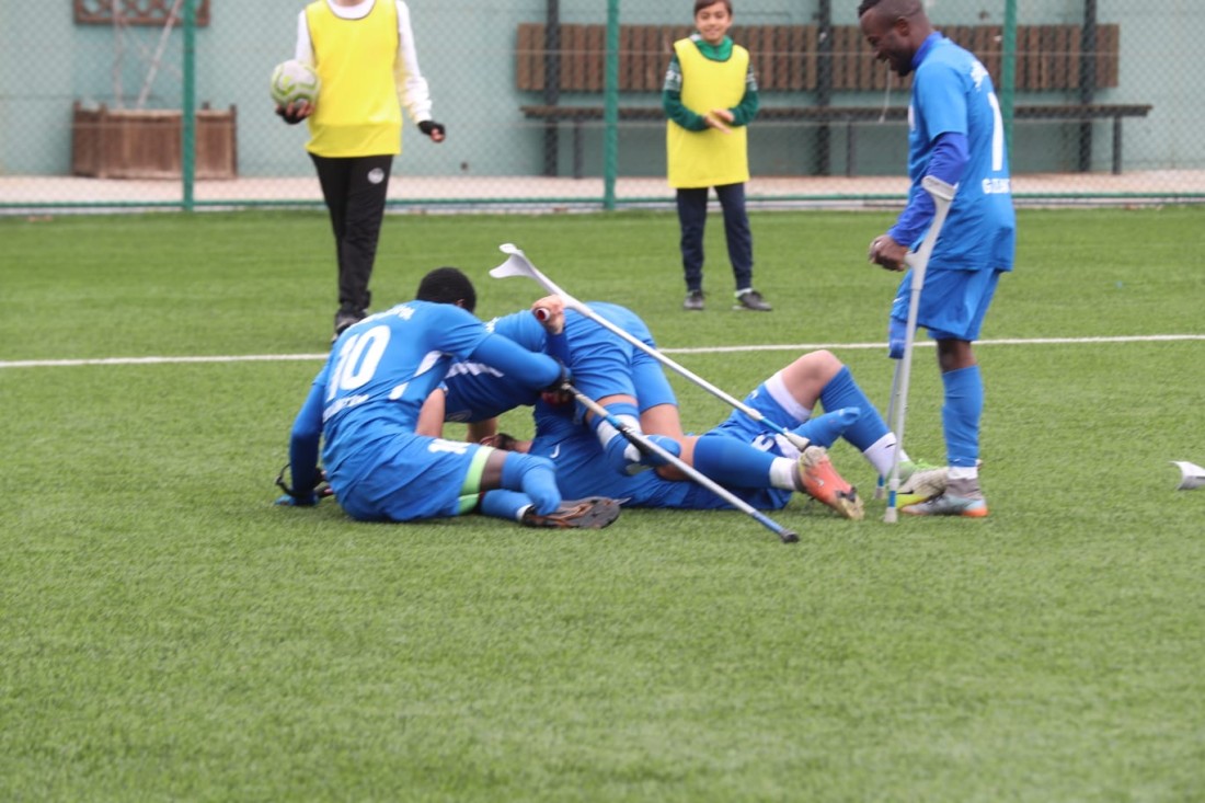 Şahinbey Ampute ligin ilk yarısını lider tamamladı 2-0