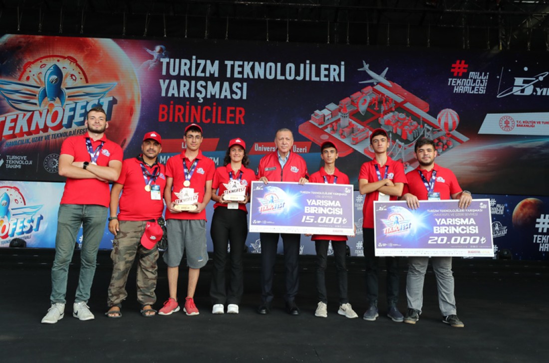 TEKNOFEST Turizm Teknolojileri’ Kategorisinde Birincilik HKÜ’lü Öğrencilerin