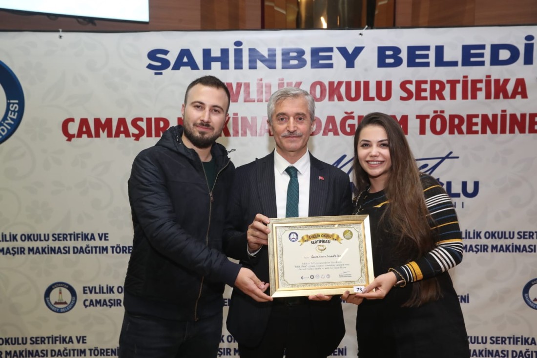 Gaziantep’te 421 çift daha sertifikasını aldı