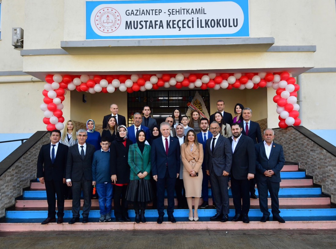 Mustafa Keçeci İlkokulu açıldı