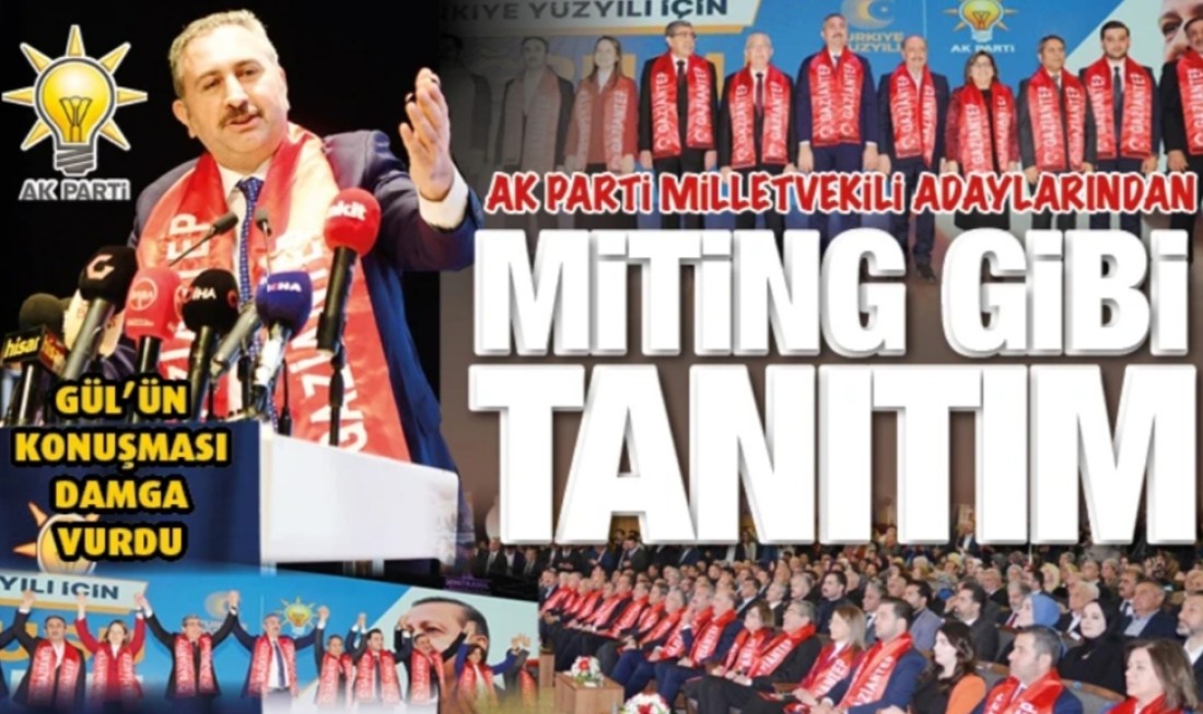 Ak Parti Milletvekili Adaylarından Miting Gibi Tanıtım