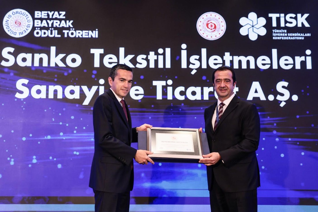 Sanko Tekstil Beyaz Bayrak Kazanan İlk İş Yerleri Arasında