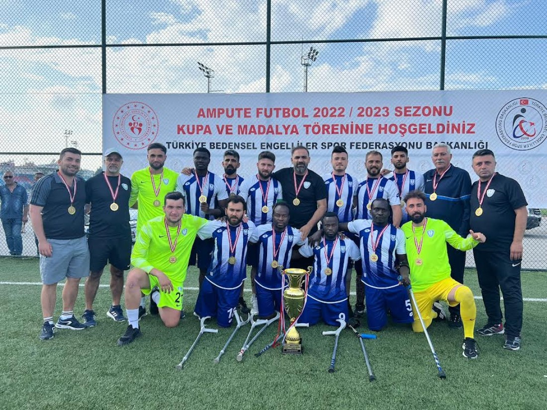 Şahinbey Belediyesi Ampute Futbol Takımı Şampiyon Oldu