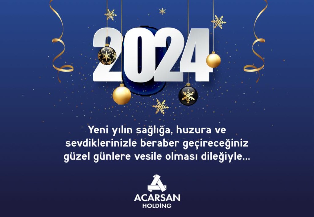 ACARSAN Holding Yeni Yıl İlanı