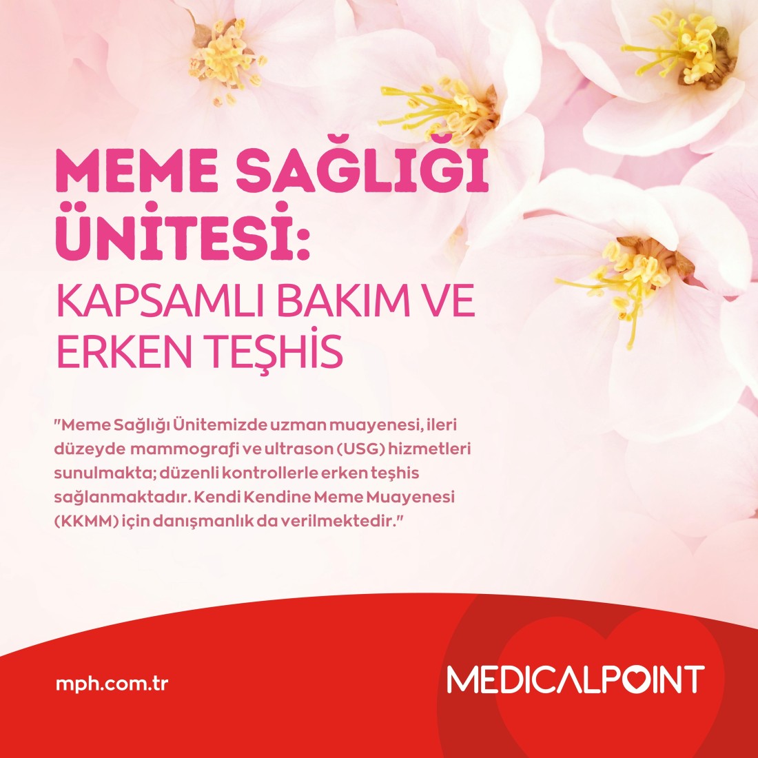 Medical Point Gaziantep Hastanesi’nde Meme Sağlığı Polikliniği Açıldı!